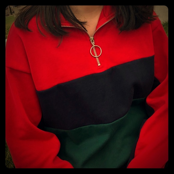 Forever 21 Pullover Three Color Sweatshirt - Picture 1 of 4